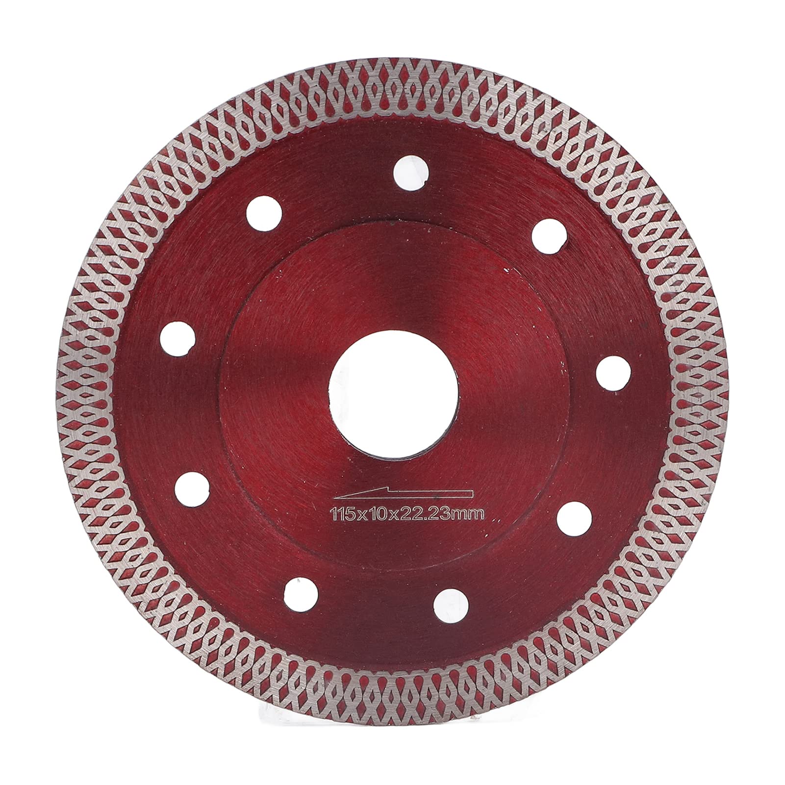 Omabeta 4.5 Inch Diamond Saw Blade for Granite - Premium Manganese Alloy Steel Tile Cutting Disc with Red Body - Perfect for Wet/Dry Cutting, Stone Work, Masonry Projects & DIY Home Renovations