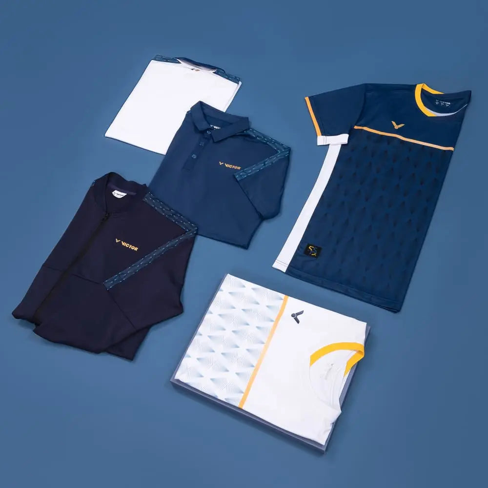Victor 55th Anniversary Edition S 5502 A Men's Premium Polo Shirt - Classic Fit, Breathable Cotton, White - Perfect for Golf, Business Casual & Everyday Wear