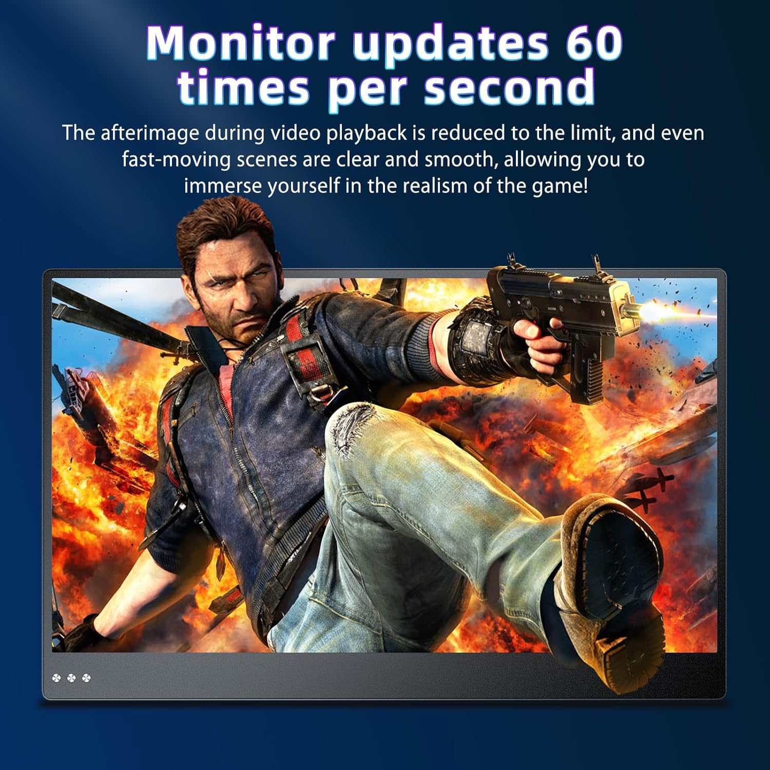 EVICIV 13.3 Inch 4K Portable Monitor - 3840x2160 Resolution, 1500:1 Contrast Ratio, 300 Nits Brightness, Eye Care Screen for Laptop, PC, Mac, PS5, Phone & Switch | Perfect for Gaming, Work & Travel