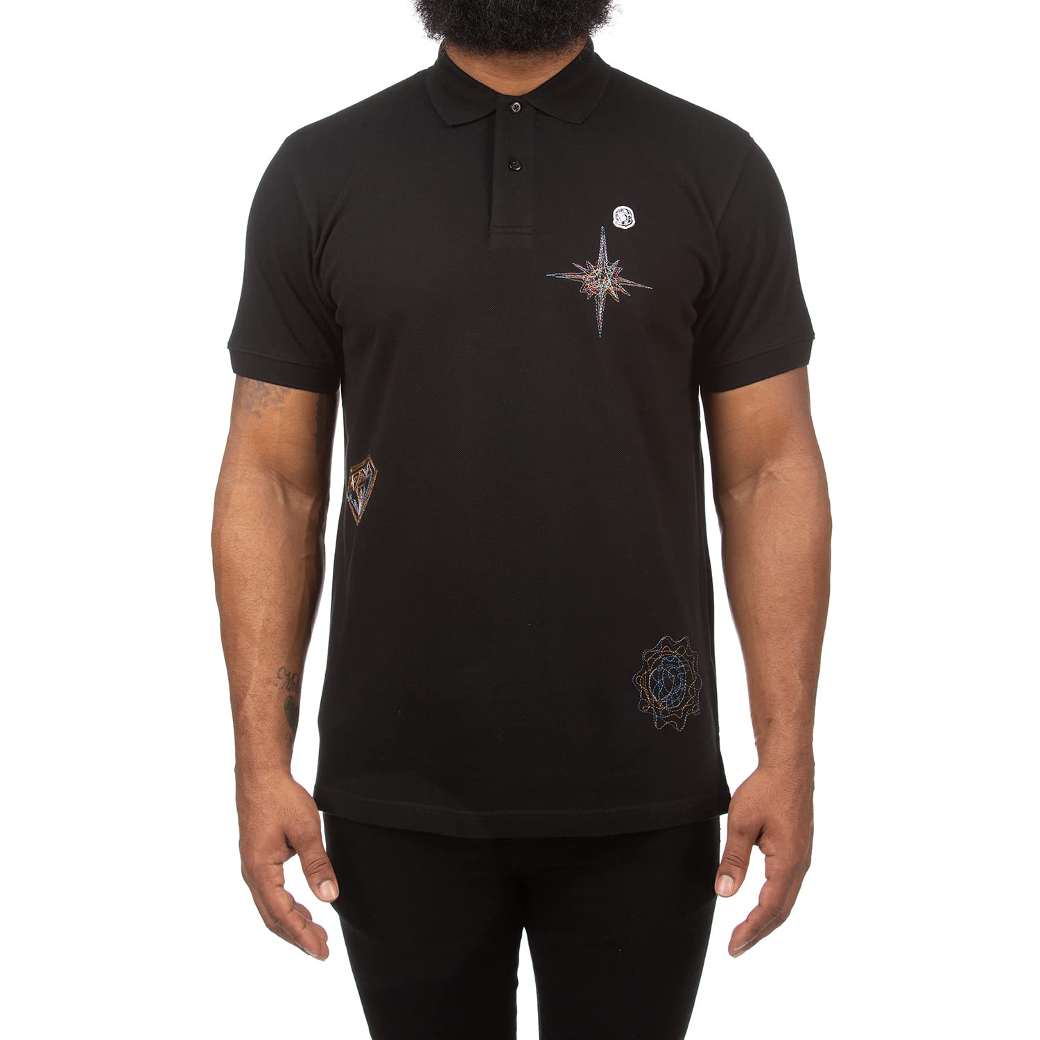 Billionaire Boys Club Men's Cotton Polo T-Shirt - Short Sleeve Galileo Tee for Casual Wear & Street Style | Perfect for Summer Outfits, Parties, and Everyday Fashion