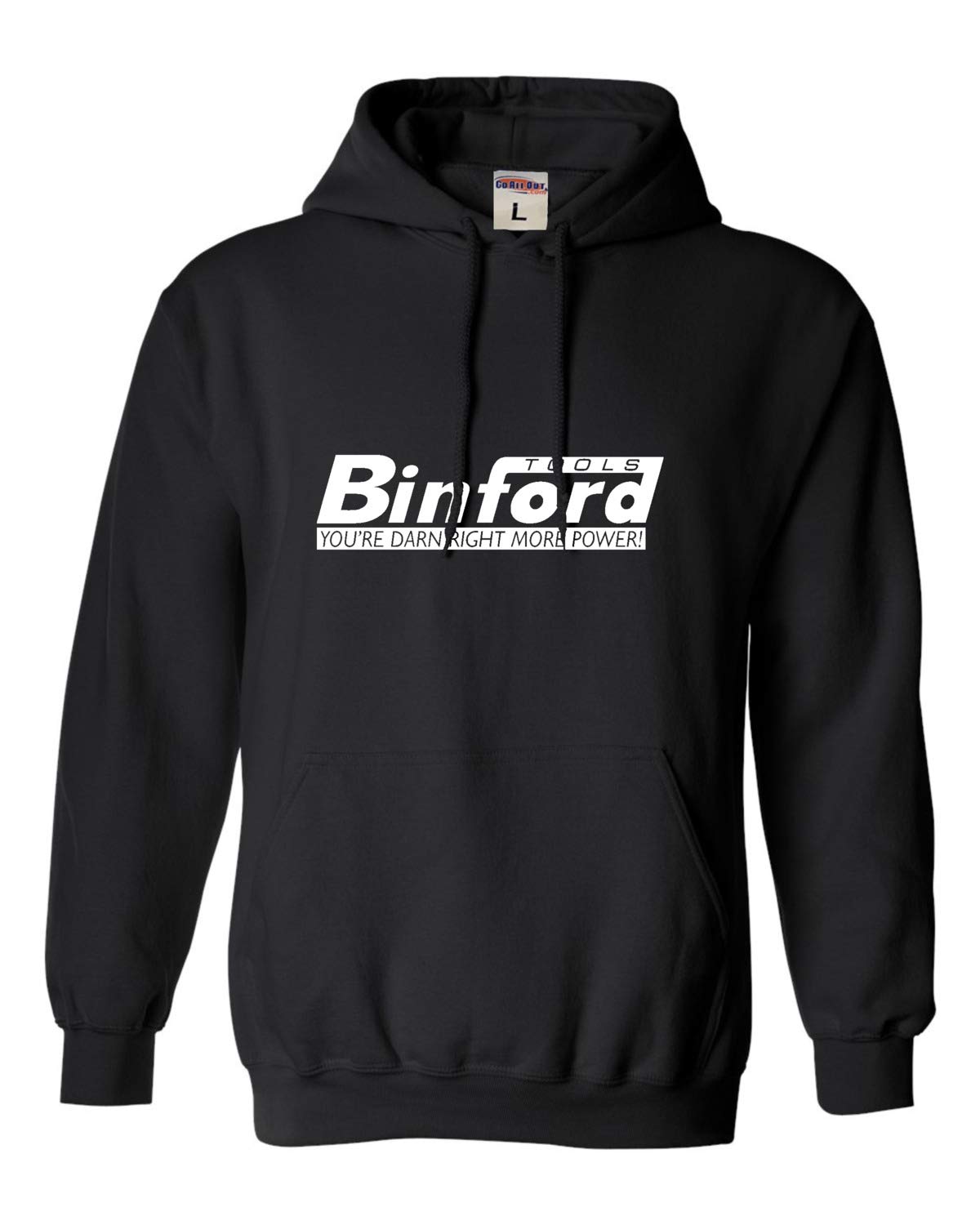 Go All Out Binford Tools Unisex Hoodie Sweatshirt - Cozy & Durable for Men & Women - Perfect for Work, Outdoor Activities & Casual Wear