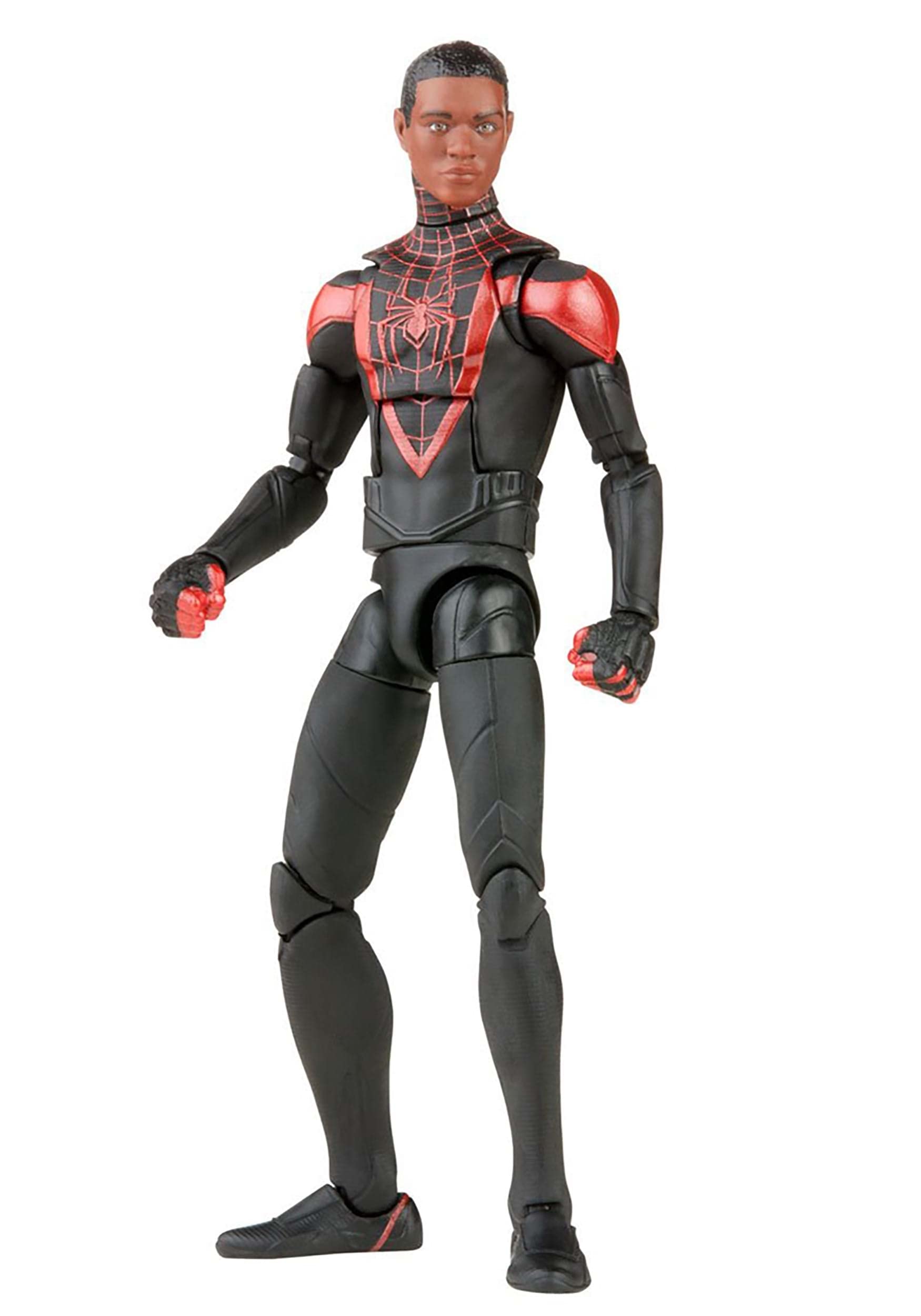 Spider-Man Marvel Legends Series Gamerverse Miles Morales 6-inch Action Figure with 7 Accessories & Build-A-Figure Part | Collectible Toy for Marvel Fans | Perfect for Display, Gifting & Cosplay