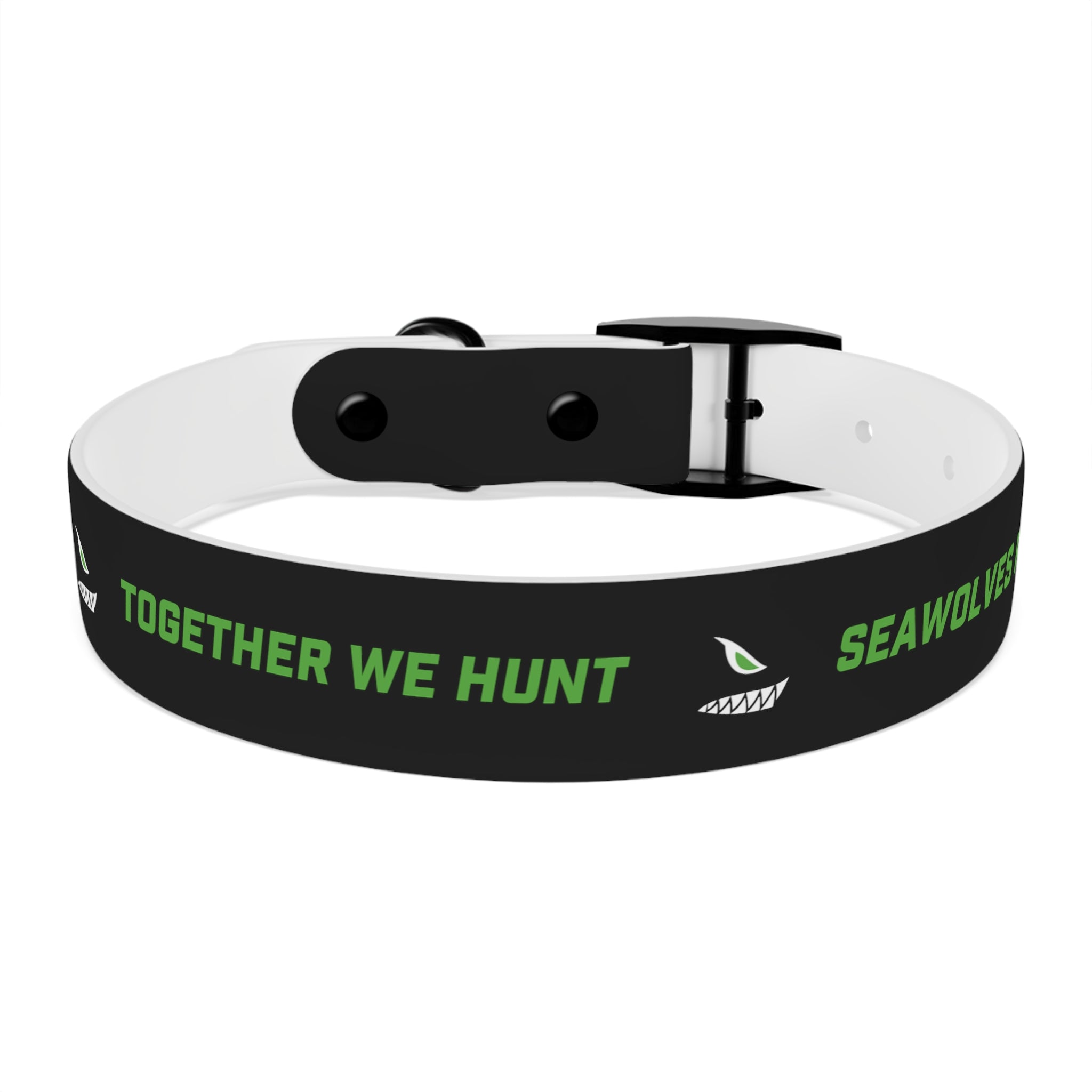 Premium Seawolves Dog Collar - Durable Nylon Pet Collar with Adjustable Buckle for Small Medium Large Dogs - Perfect for Walking, Training & Outdoor Adventures