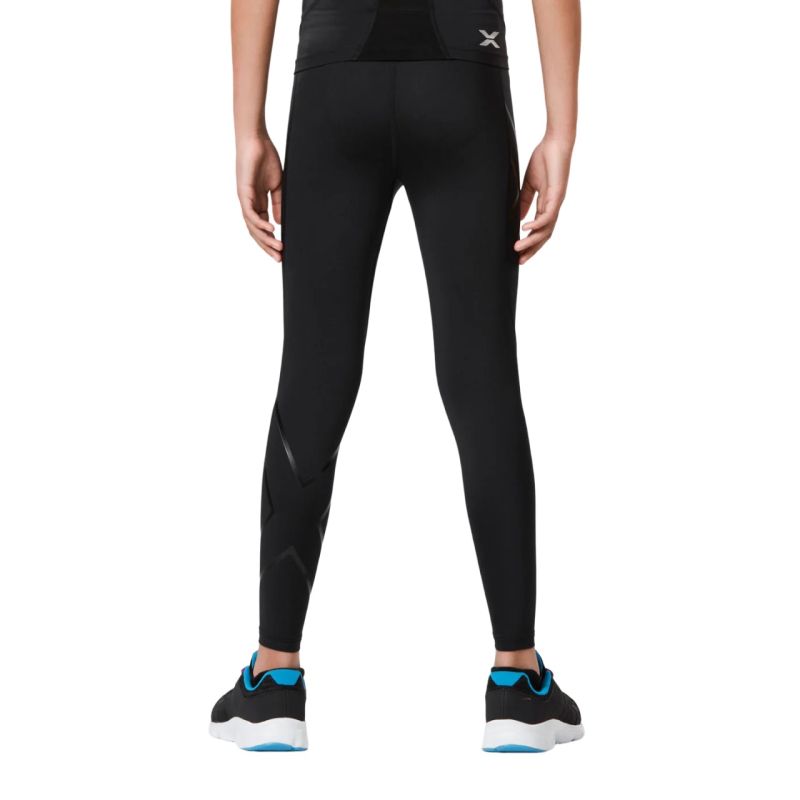 2XU Girls Compression Long Tights - High Performance Athletic Leggings for Running, Yoga & Training - Moisture Wicking & Muscle Support
