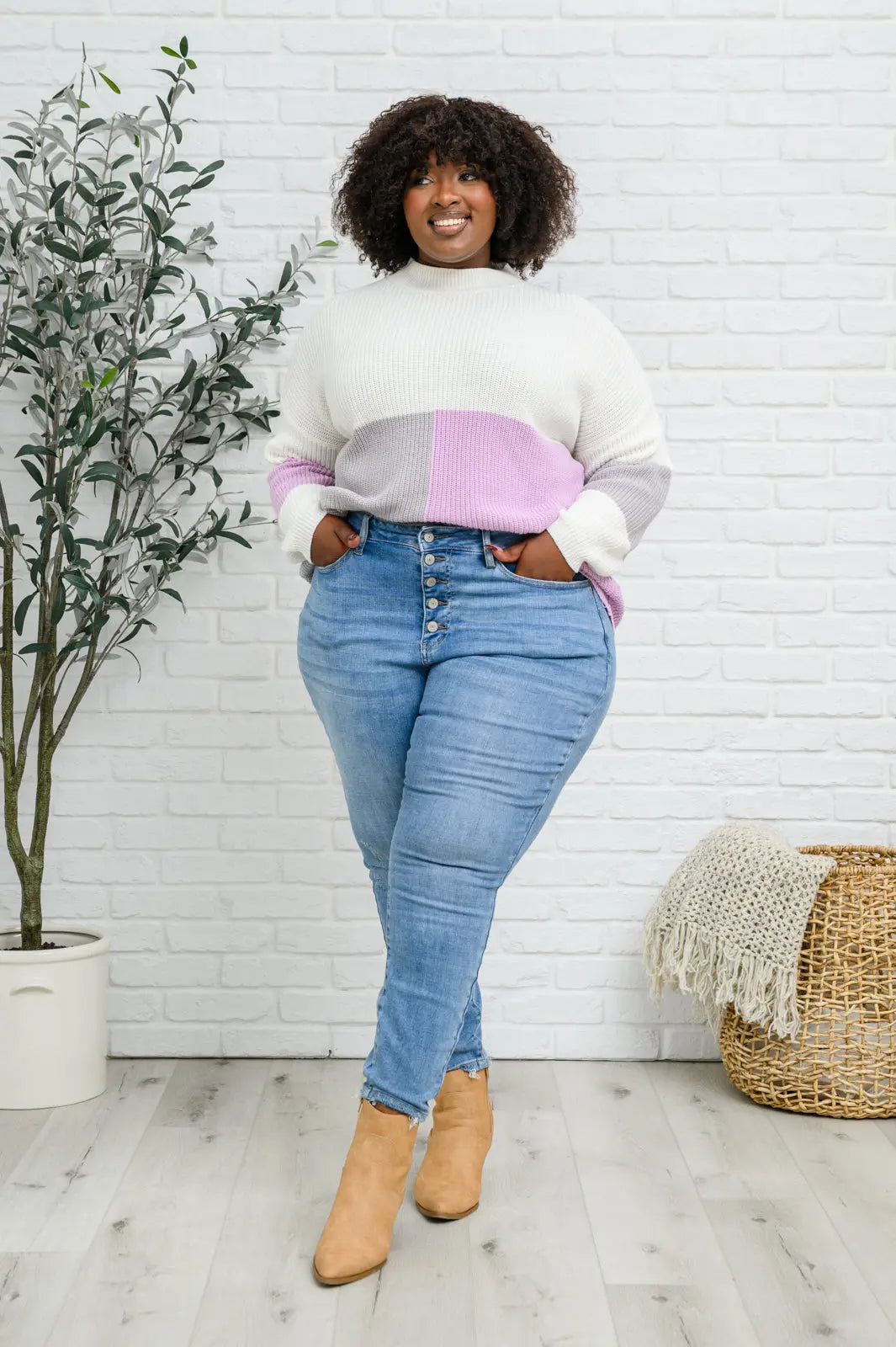 Hi Rise Button Fly Skinny Jeans for Women - High Waisted Slim Fit Denim Pants | Perfect for Casual Wear, Night Out & Street Style