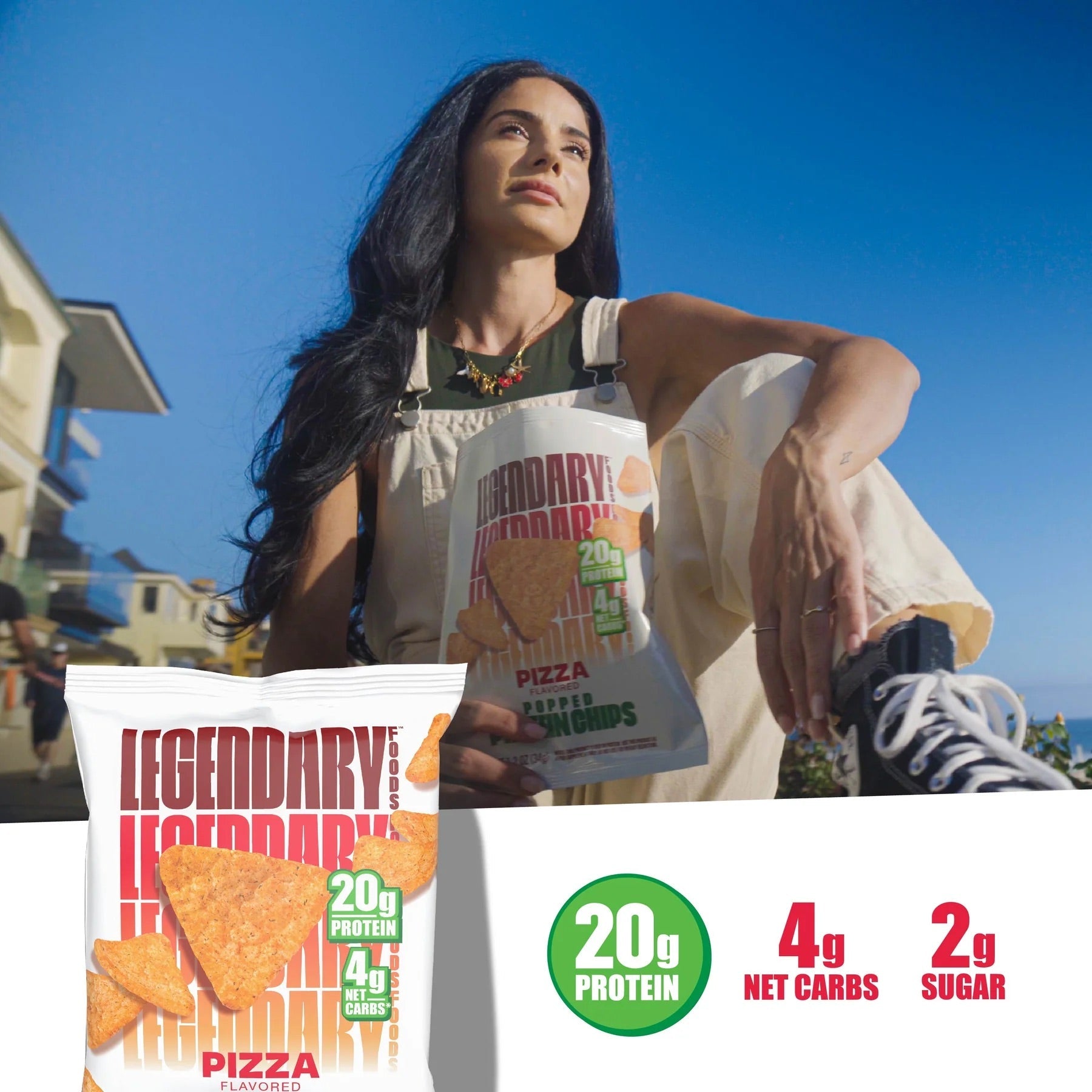 Legendary Foods Popped Protein Chips - 7 Pack Variety | High Protein Low Carb Snacks for Keto Diet & Weight Loss | Perfect for Office, Gym & On-the-Go Healthy Snacking