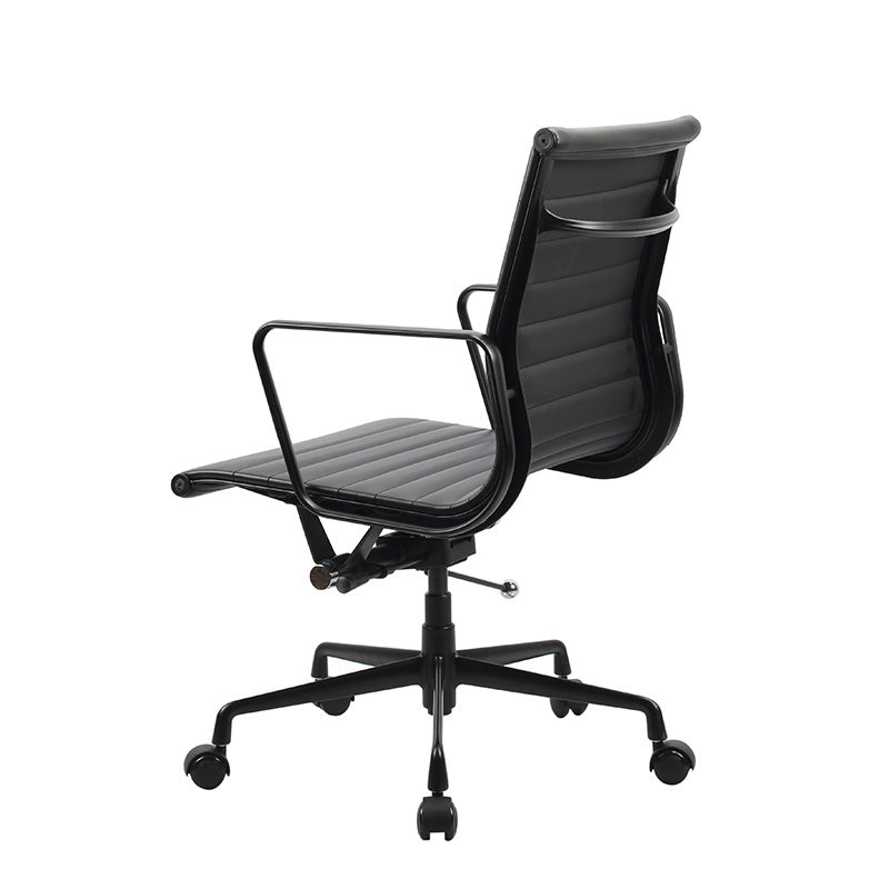 DAKIN Ergonomic Low Back Office Chair - Black Mesh Computer Desk Chair for Home & Office, Comfortable Task Chair with Adjustable Height & Swivel - Perfect for Long Hours of Work or Gaming