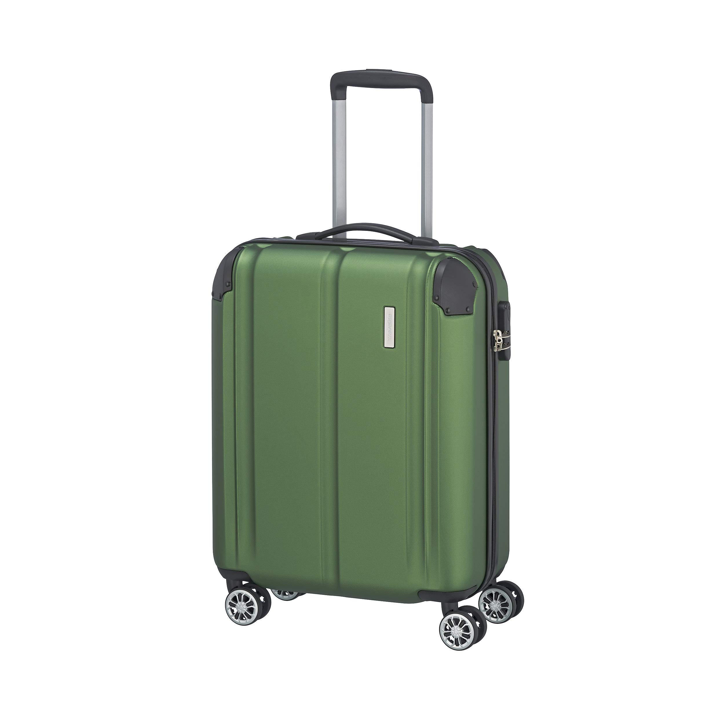 55cm Green Carry-On Luggage - Lightweight & Durable Travel Suitcase for Airplane Cabin Use | Perfect for Business Trips & Weekend Getaways