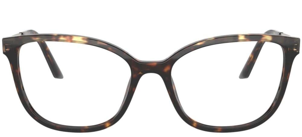 Prada PR 07WV Women's Eyeglasses - Dark Havana/Medium Havana 54mm Frame - Luxury Designer Glasses for Women - Perfect for Office, Reading & Everyday Fashion