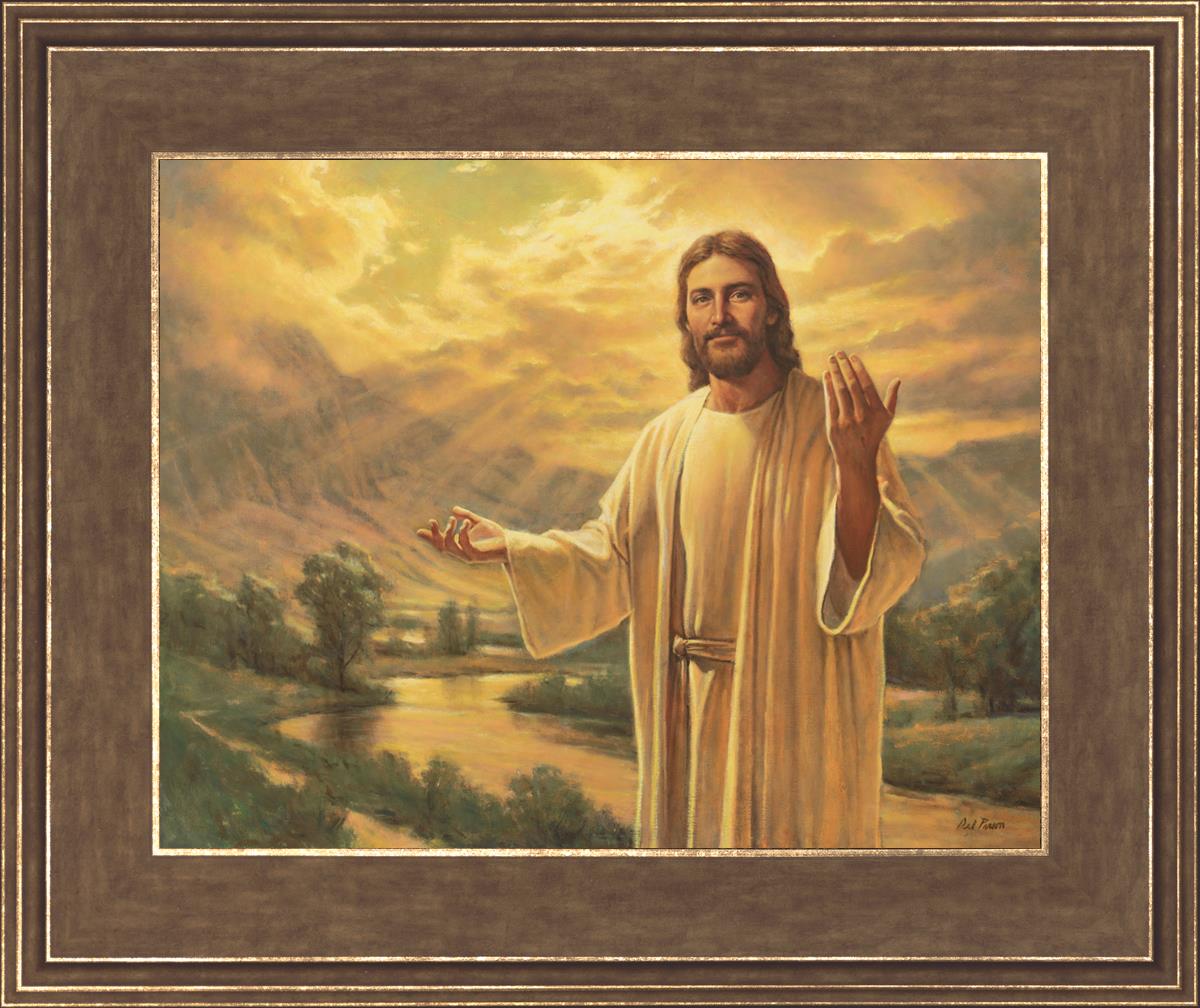 Come Follow Me By Del Parson - Inspirational Christian Wall Art for Home & Church Decor - Perfect for Living Rooms, Bedrooms & Sunday School Classrooms