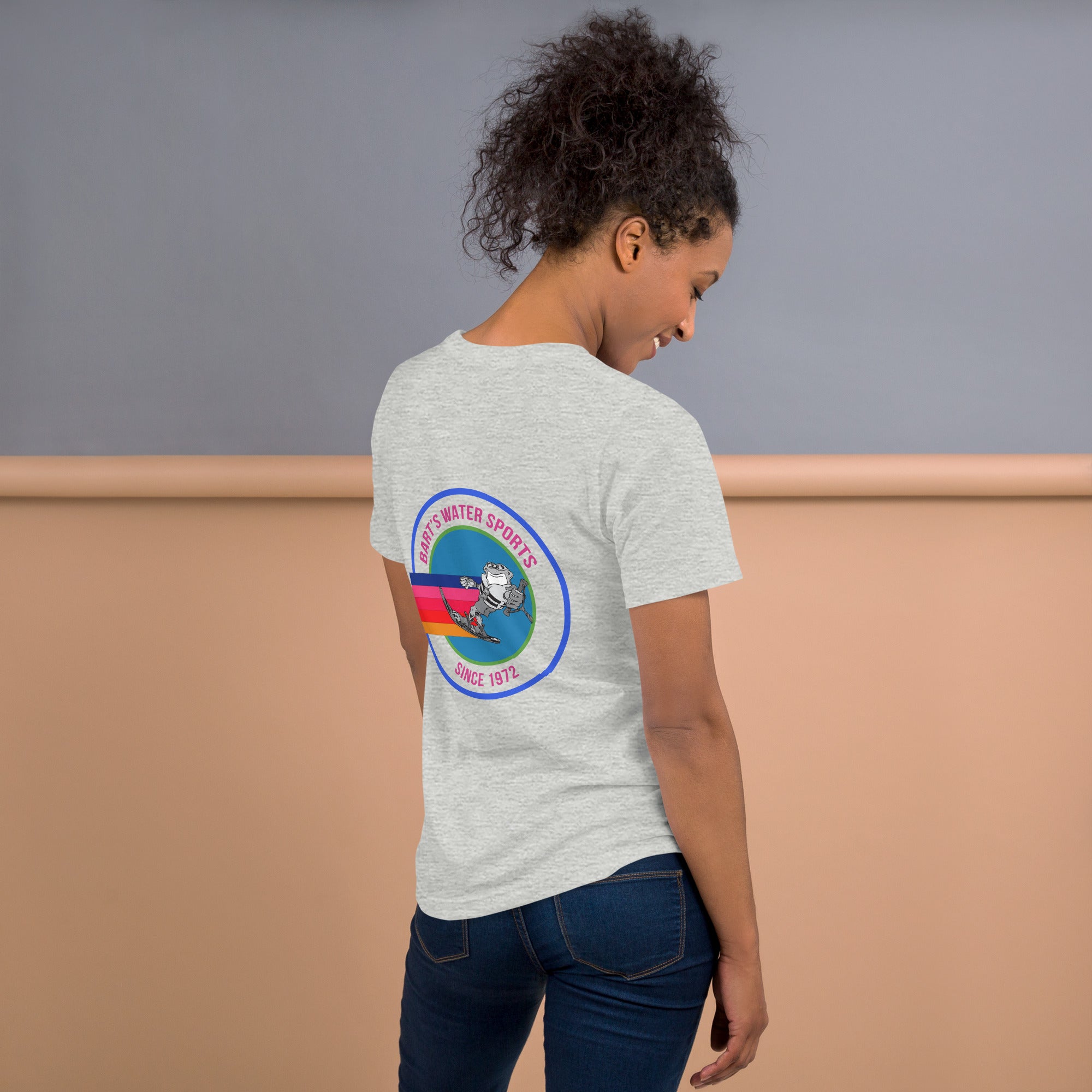 Frog Slalom Ski Unisex T-Shirt - Bart's Water Sports - Perfect for Wakeboarding, Waterskiing & Lake Adventures