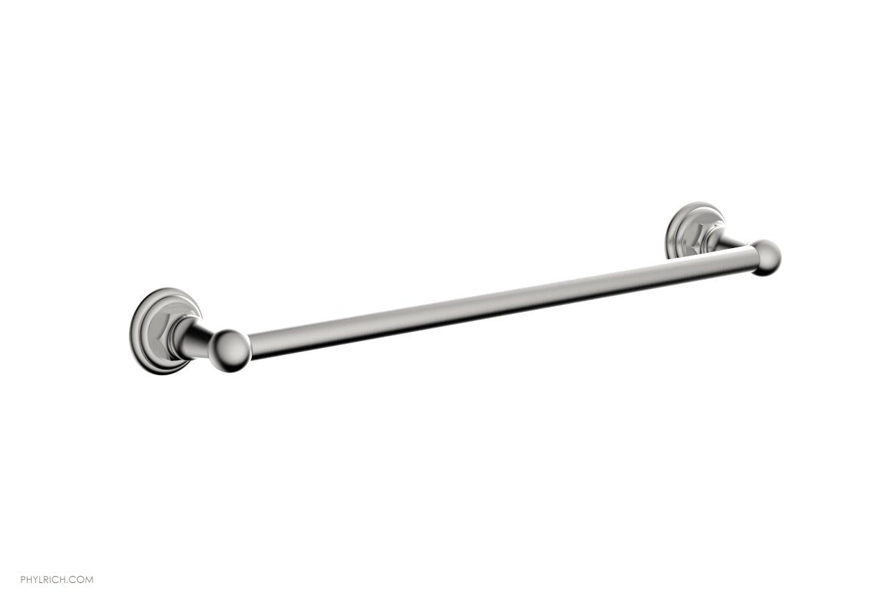HEX TRADITIONAL 18-Inch Chrome Towel Bar - Bathroom Towel Rack for Hand & Bath Towels - Perfect for Modern & Traditional Bathrooms (50070)