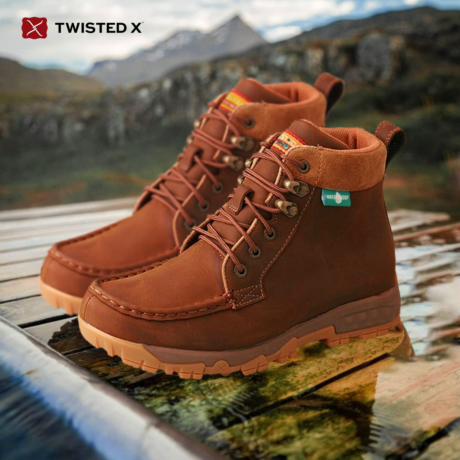 Twisted X Women's Soft Toe Work Boots with EVA Midsole & CellStretch Technology - Slip Resistant Safety Shoes for Construction, Gardening & Outdoor Work