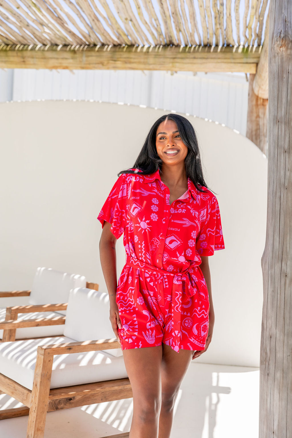 Giulia Playsuit in Margie - Stylish Women's Jumpsuit for Summer Outfits & Casual Wear | Perfect for Beach, Vacation, and Everyday Fashion