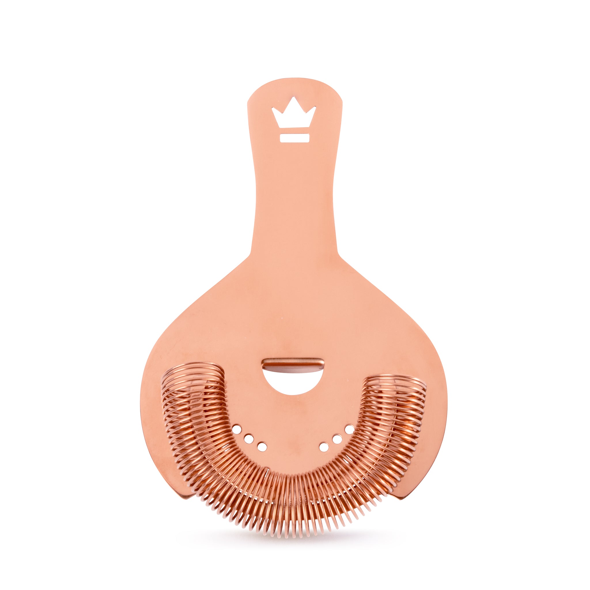 Premium KORIKO® Cocktail Strainer - Copper Plated Bar Tool for Mixing and Serving Cocktails, Perfect for Home Bars and Professional Bartenders