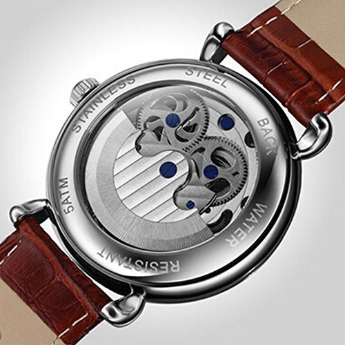 Carlien Luxury Tourbillon Automatic Mechanical Watch for Men - Antique Big Dial, Sapphire Crystal, Waterproof - Perfect for Business, Formal Events & Collectors