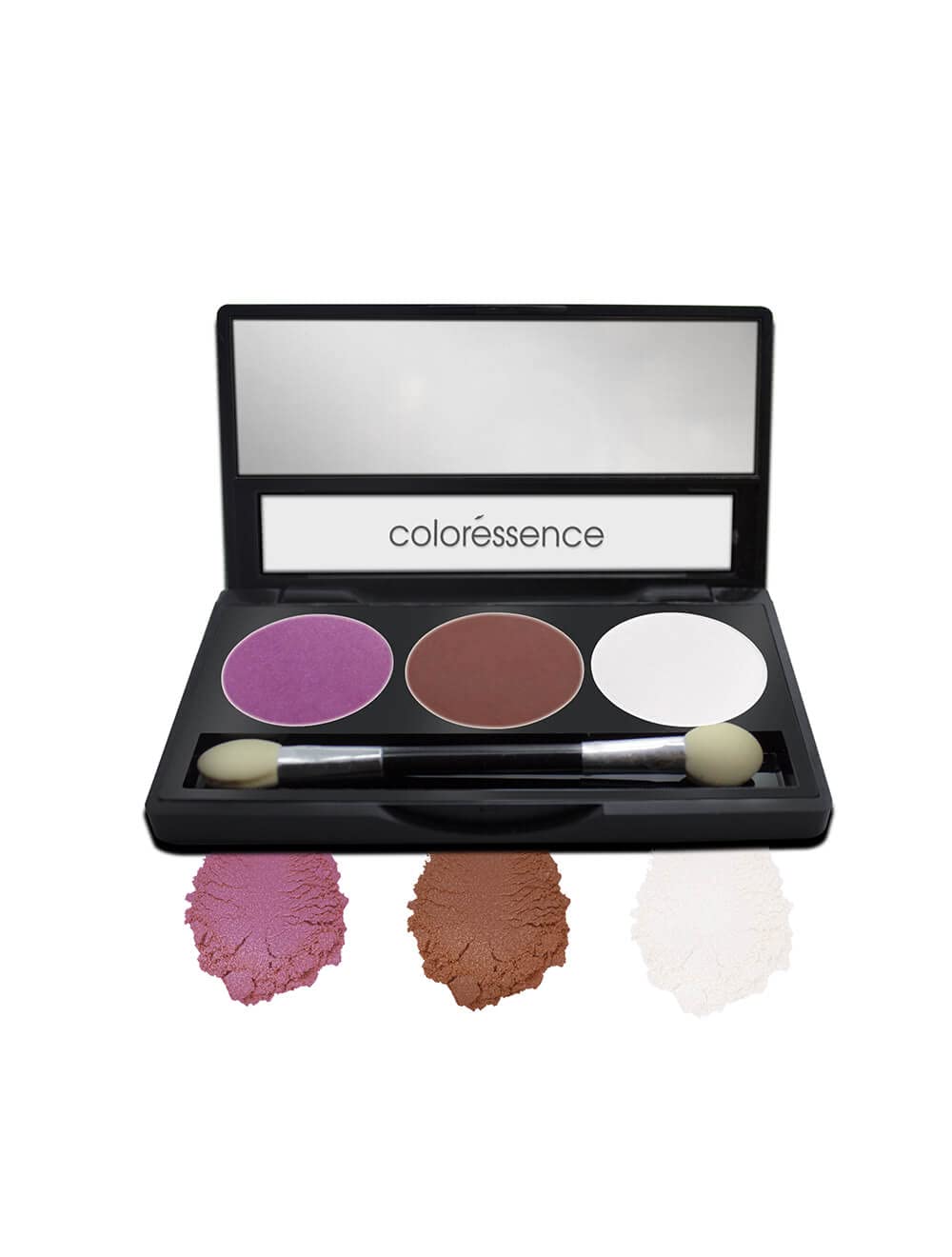 COLORESSENCE Satin Pearl Pigment Eyeshadow Palette - Amethyst Shade, Smooth Formula Makeup for Day & Night Looks | Perfect for Professional Makeup Artists & Everyday Glam