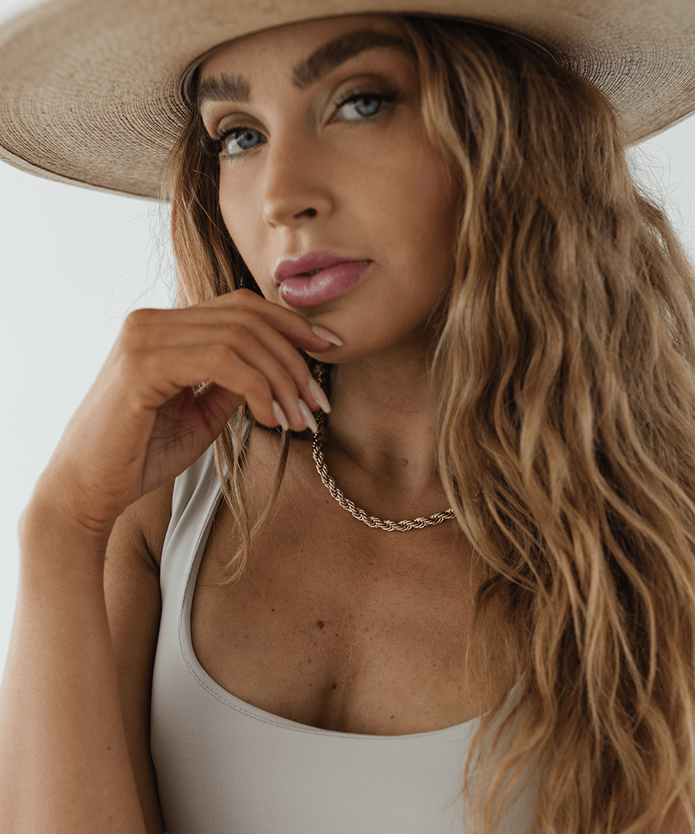 Cara Loren Rope Chain Band - Trendy Gold & Silver Necklace for Women | Perfect for Casual Wear, Date Night & Gift Giving