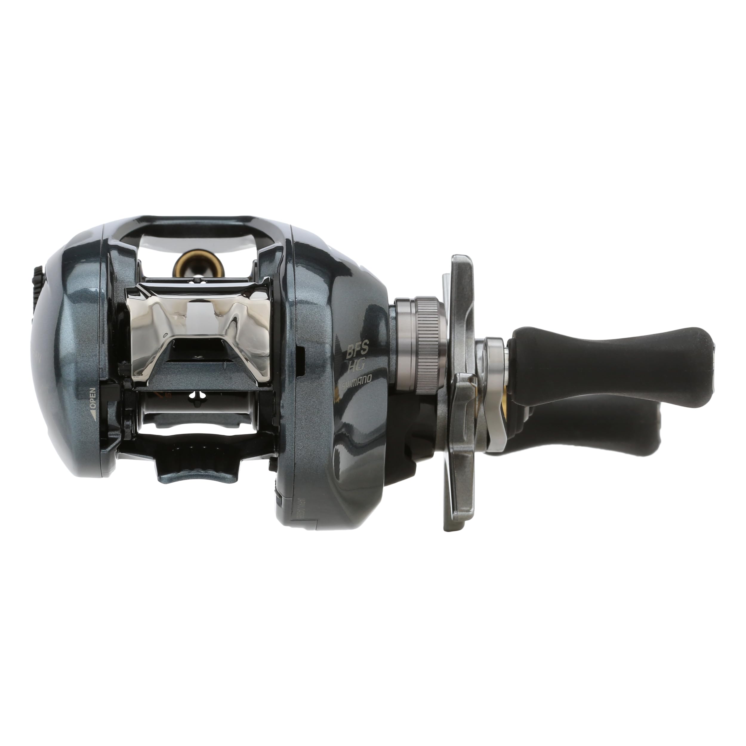 Shimano Aldebaran BFS Low Profile Baitcasting Fishing Reel - ALDBFSHGL - Lightweight & Smooth for Bass, Trout, and Panfish - Perfect for Finesse Fishing in Freshwater Lakes and Rivers
