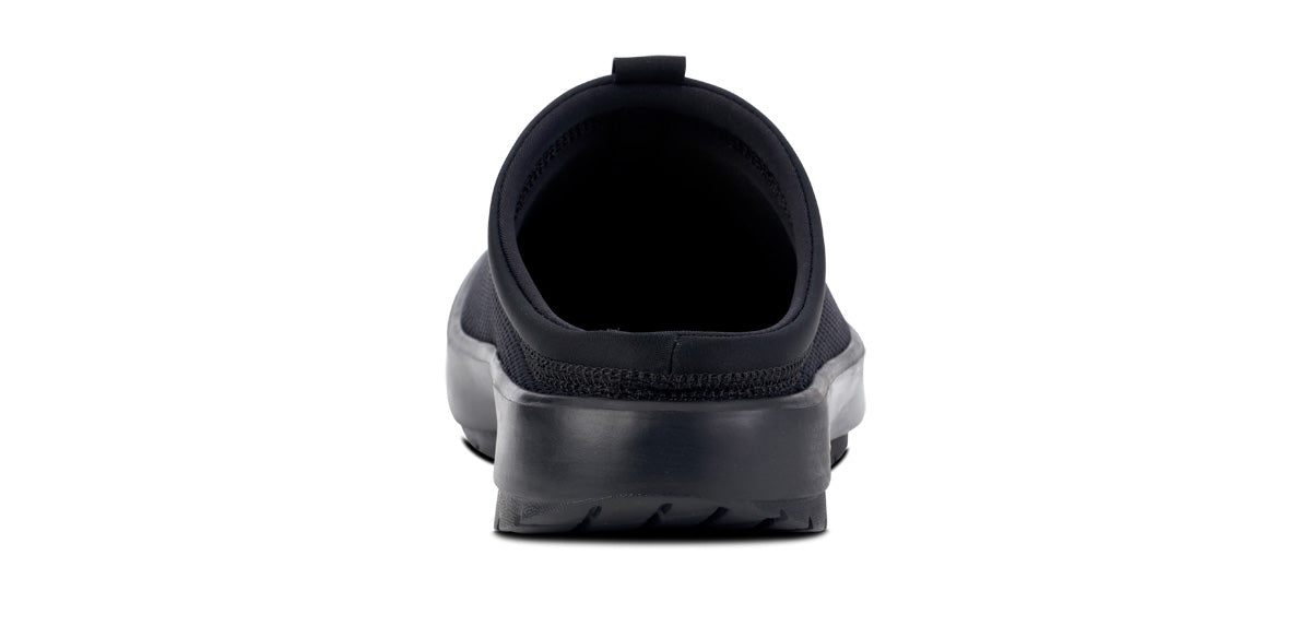 Women's OOcoozie Sport Mule Shoes - Comfortable Slip-On Walking Shoes for Women, Black - Perfect for Running, Gym, Travel & Casual Wear