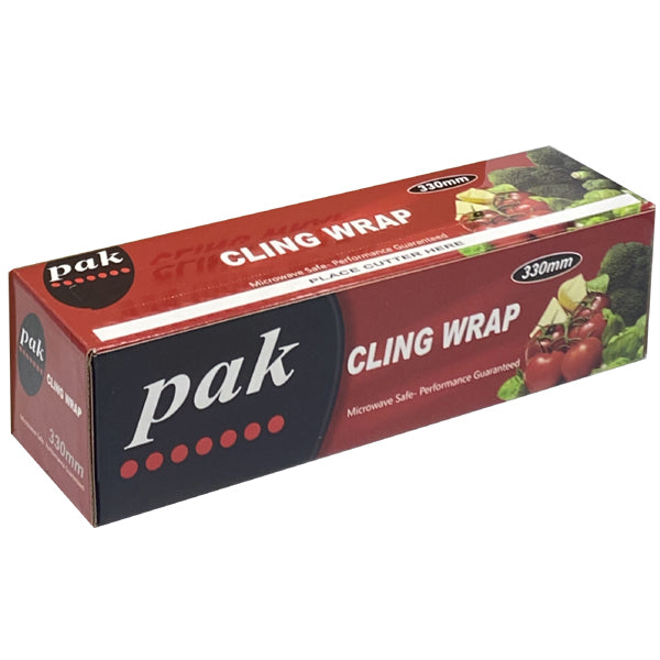 Premium Cling Film Wrap with Easy Cutter - BPA Free Plastic Food Wrap for Freshness - Ideal for Kitchen Storage, Meal Prep & Leftovers