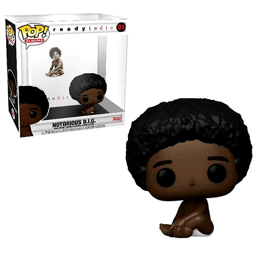 Funko Pop! Albums Ready To Die: Notorious B.I.G. #01 Vinyl Figure - Collectible Music Memorabilia for Hip-Hop Fans & Home Decor