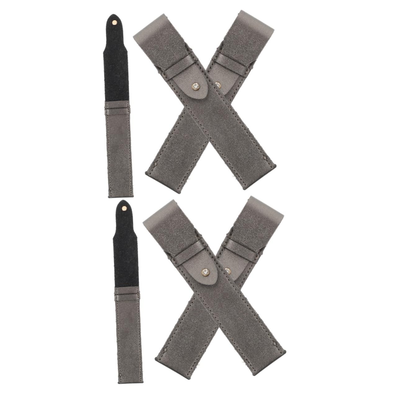 CANIGHT 6-Piece Lash Extension Tweezers Set with Magnetic Storage Case - Professional Eyelash Extension Tools for Makeup Artists & DIY Beauty (Grey) - Perfect for Salon, Home Use & Travel Organization