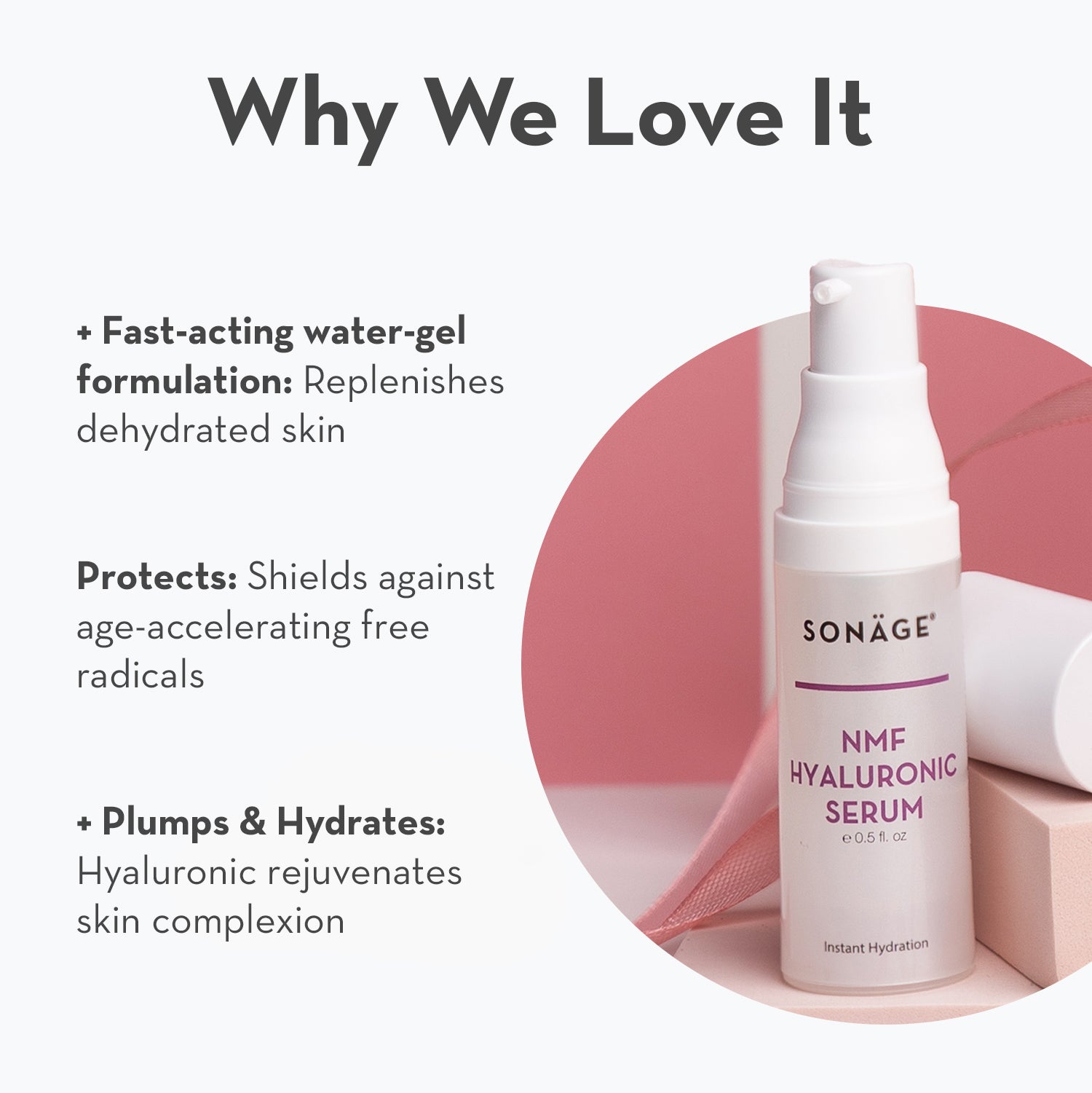 NMF Hyaluronic Serum® - Hydrating & Anti-Aging Face Serum with Hyaluronic Acid | Perfect for Dry Skin & Wrinkle Reduction