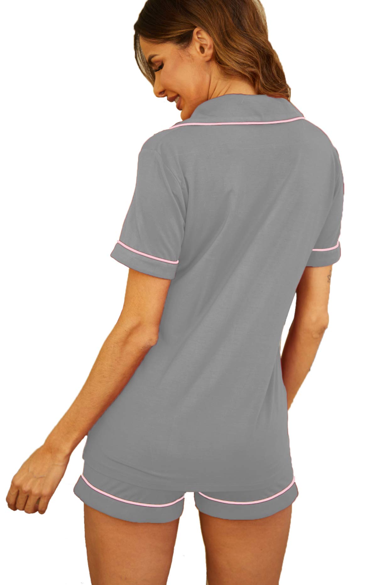 Women's Long Sleeve Button Down Pajama Set - Soft & Comfortable Sleepwear & Lounge Pjs for Women - Perfect for Sleeping, Relaxing at Home, and Cozy Nights