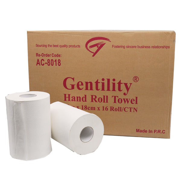 Premium 16-Pack Hand Roll Paper Towels | 80 Meters Long | Ideal for Kitchen, Restaurant & Commercial Use