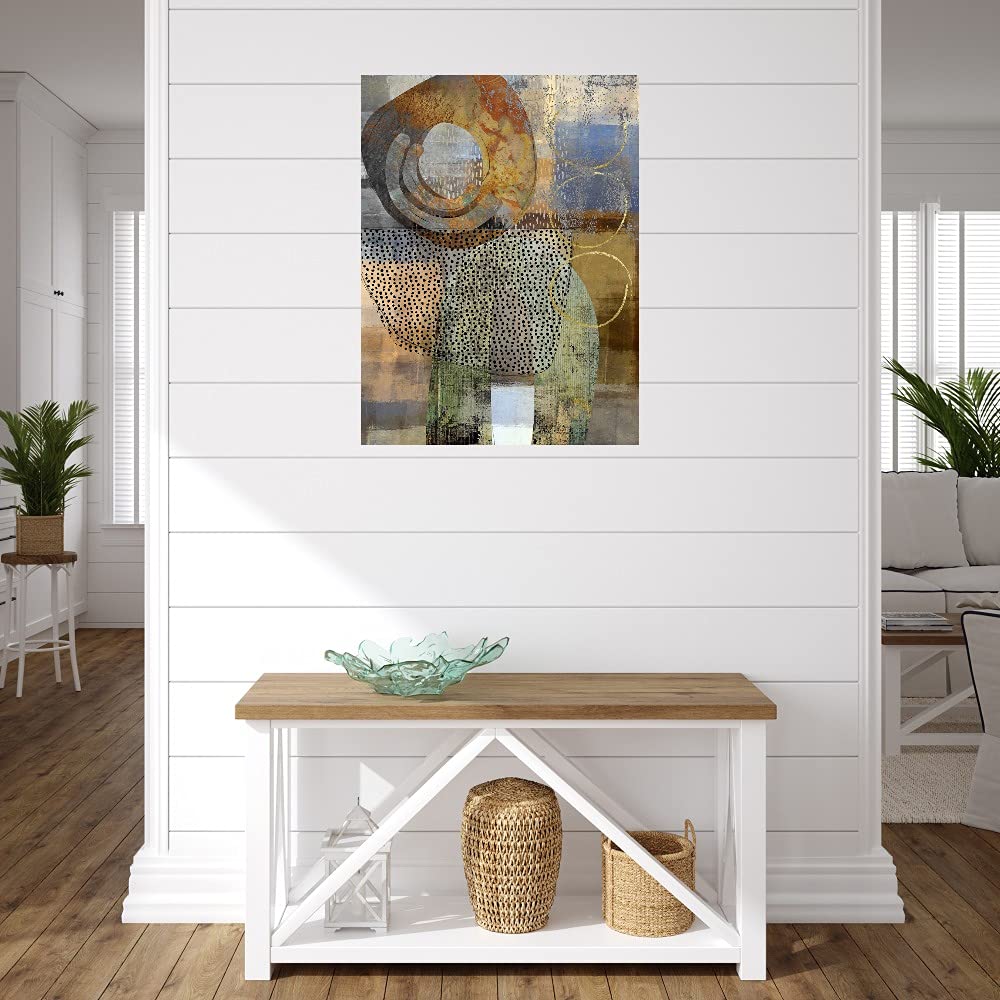 Abstract Canvas Wall Art 'Tipping Point' by Nikki Chu - Modern Fine Art Painting for Living Room, Bedroom, Office & More - 24x32 Inches - Ready to Hang - Perfect for Home Decor, Gifts & Interior Design
