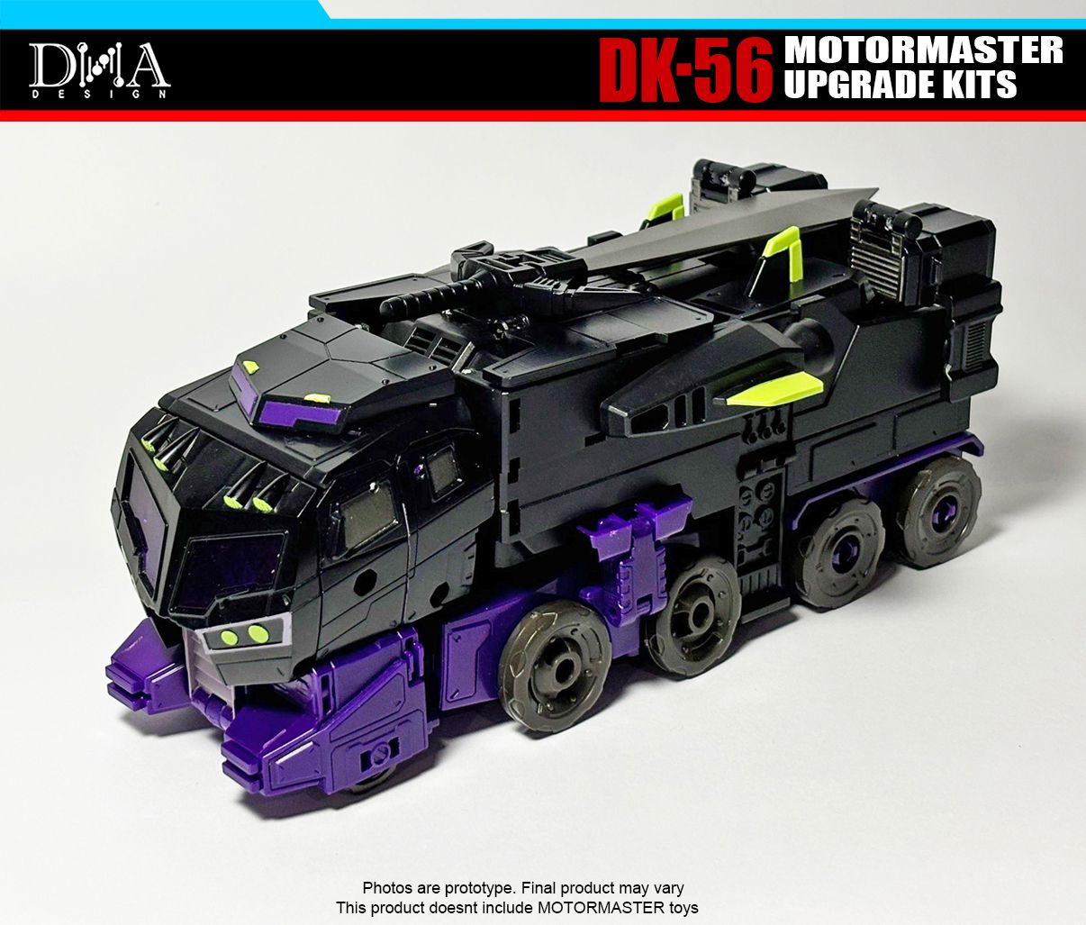 DNA Design DK 56 Upgrade Kit for Transformers Animated Universe Motormaster - Perfect for Collectors & Custom Figure Display