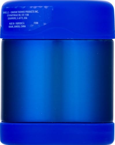 Thermos Funtainer 10oz Stainless Steel Vacuum Insulated Kids Food Jar - Leak Proof Lunch Container for School, Picnics & Travel - Blue