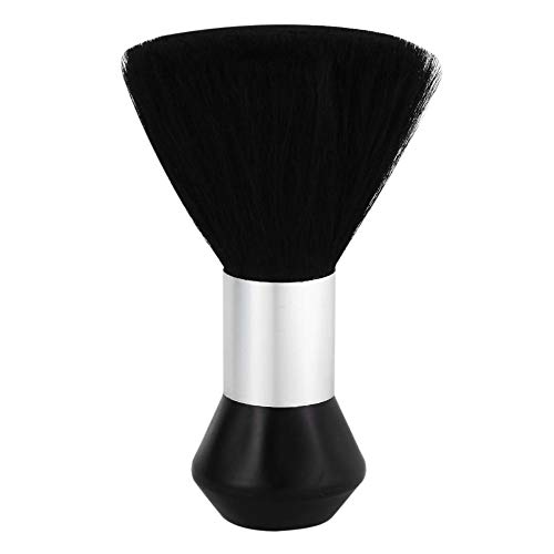 Professional Barber Dust Clean Brush - Soft Black Neck & Face Duster Hairbrush for Stylists - Salon Hair Styling Tools for Cutting & Grooming - Perfect for Barbers, Hairdressers & Home Use