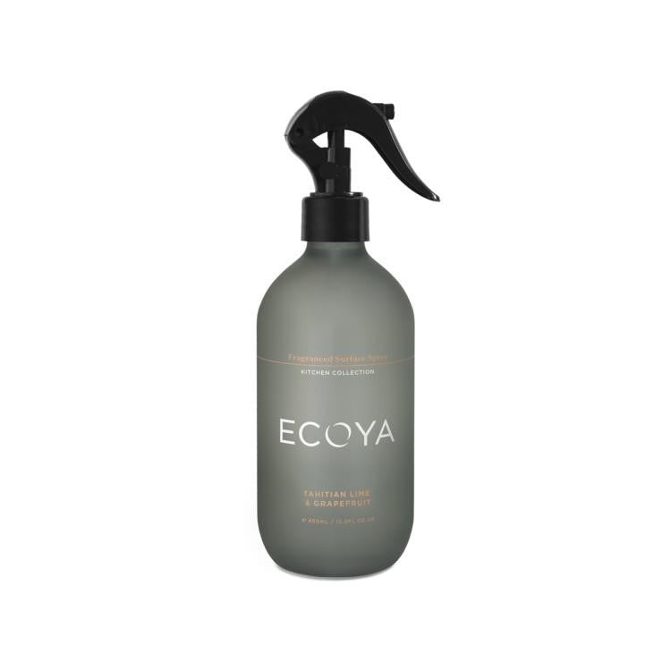 Ecoya Tahitian Lime & Grapefruit Kitchen Surface Spray | Natural Cleaning Spray for Countertops, Stoves & Appliances | Fresh Citrus Scent for Kitchens & Homes