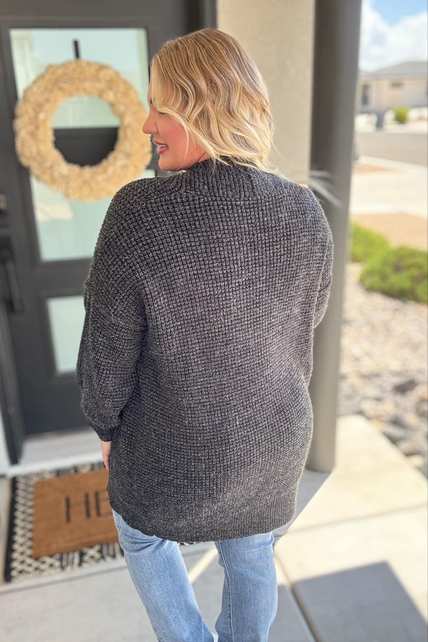 PREORDER: Stylish Contrast Trim Knit Cardigan for Women - 4 Color Options | Cozy Fall & Winter Layering Essential