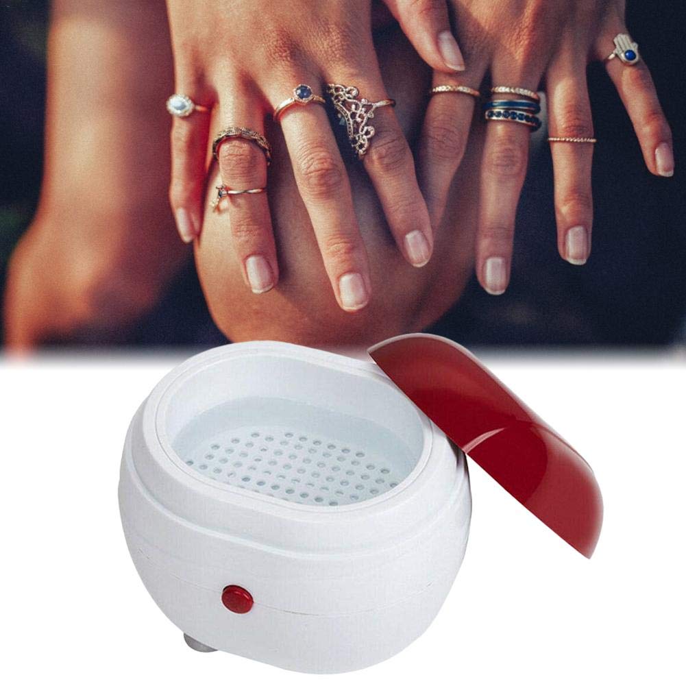 TOMOYOU Mini Ultrasonic Jewelry Cleaner - Compact Ultrasonic Cleaning Machine for Jewelry, Glasses, Watches, Rings & More - Perfect for Home, Office, Travel & Professional Use