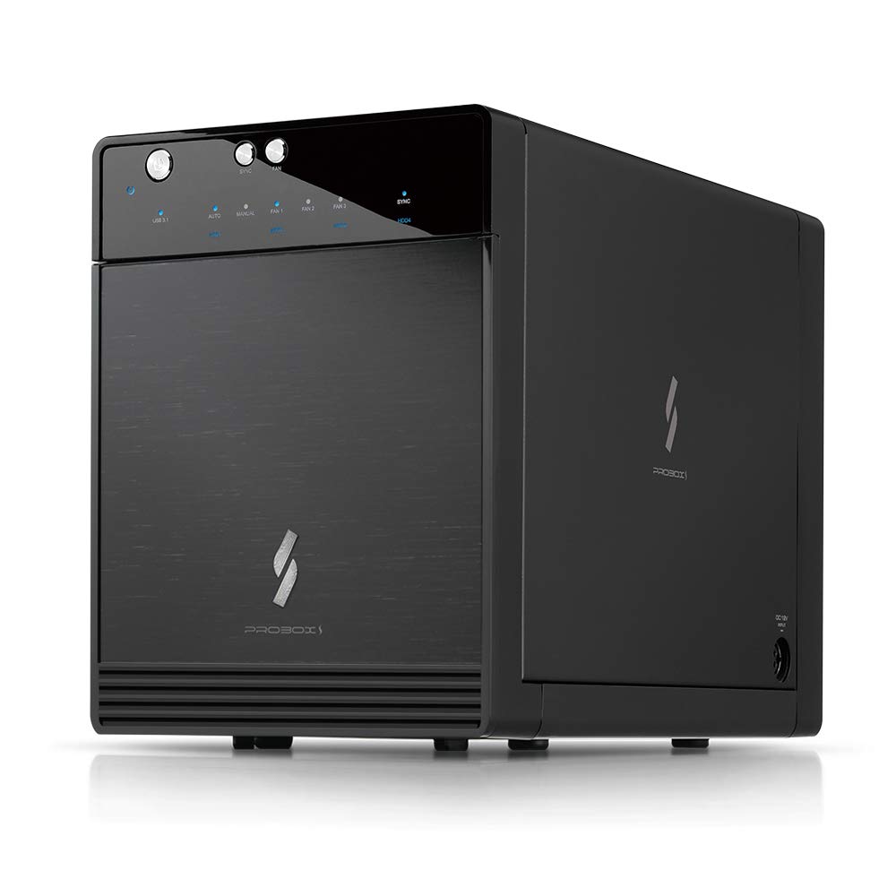 Mediasonic 4 Bay USB 3.2 Gen 2 External Hard Drive Enclosure for 3.5