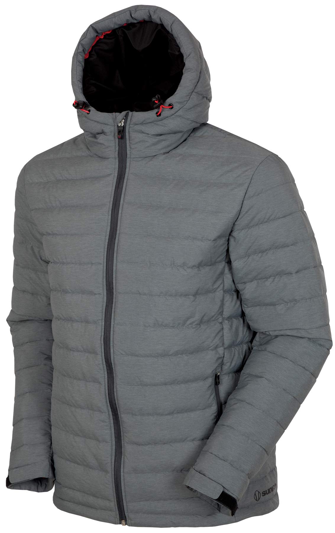 Sunice Rory Insulated Water Repellent Windproof Men's Winter Jacket with Hood - Warm Cold Weather Coat for Outdoor Activities, Skiing & Snowboarding