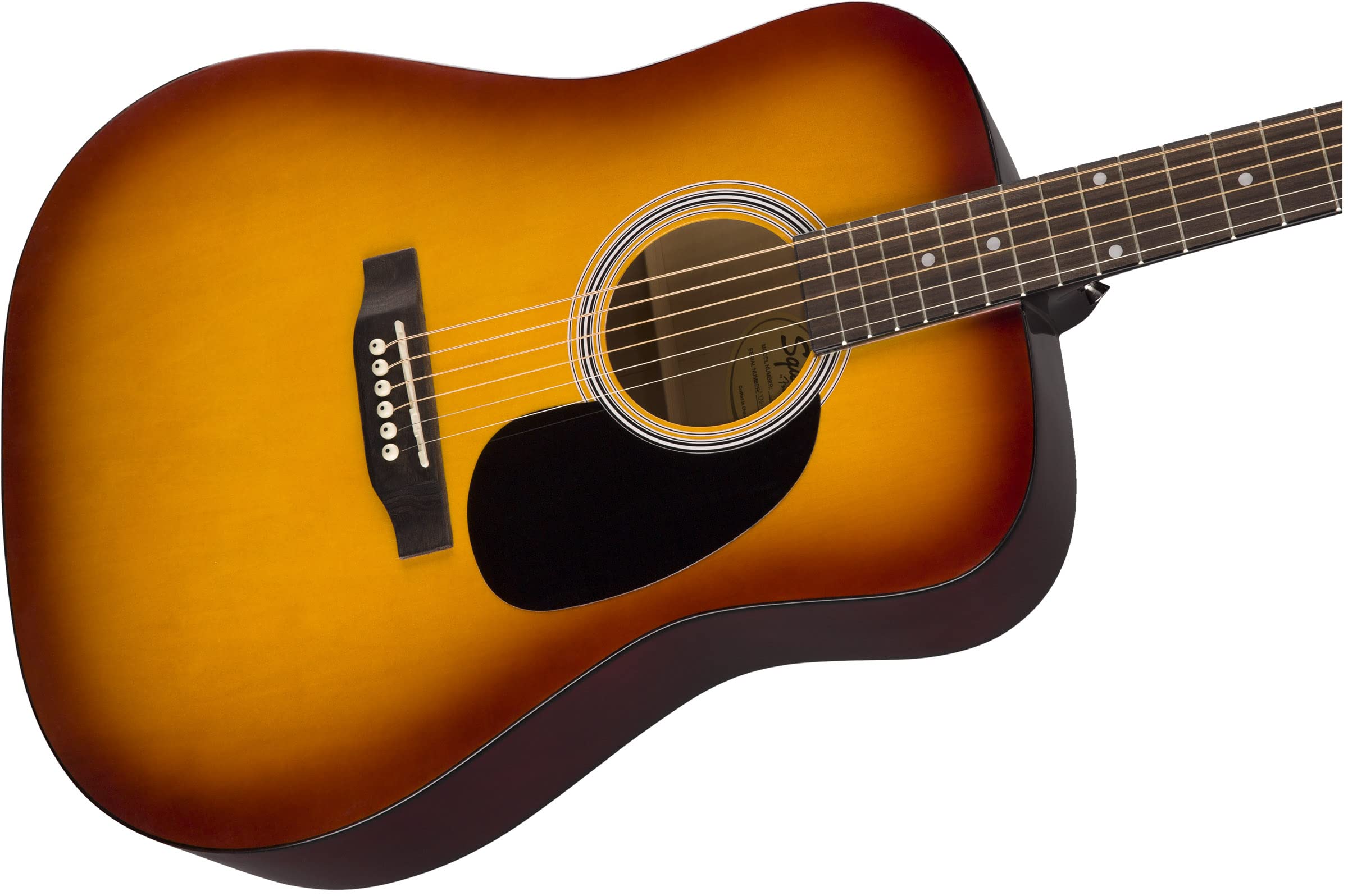 Fender FA-115 Dreadnought Acoustic Guitar Sunburst Bundle with Gig Bag, Tuner, Strings, Strap & Picks - Perfect for Beginners, Campfires & Live Performances