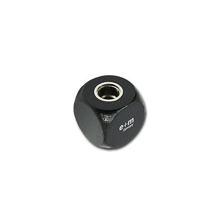 Premium e+m Cube 5.6mm Lead Sharpener - High Precision Pencil Sharpener for Artists & Drafting - Perfect for Sketching, Technical Drawing & Office Use