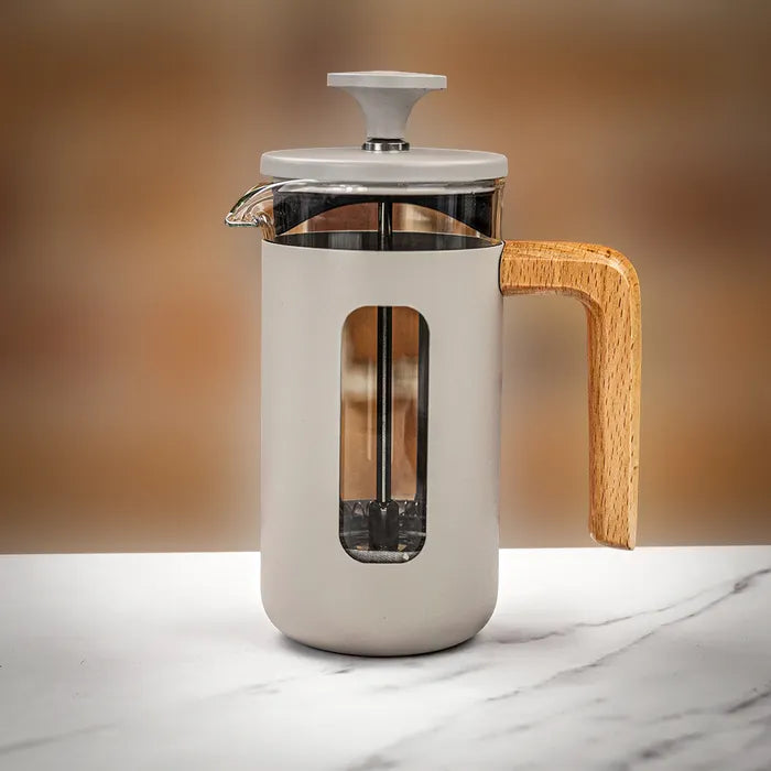 Premium Pisa French Press Coffee Maker, 3 Cup (12oz) Stainless Steel Coffee Press - Perfect for Home, Office & Camping Brewing