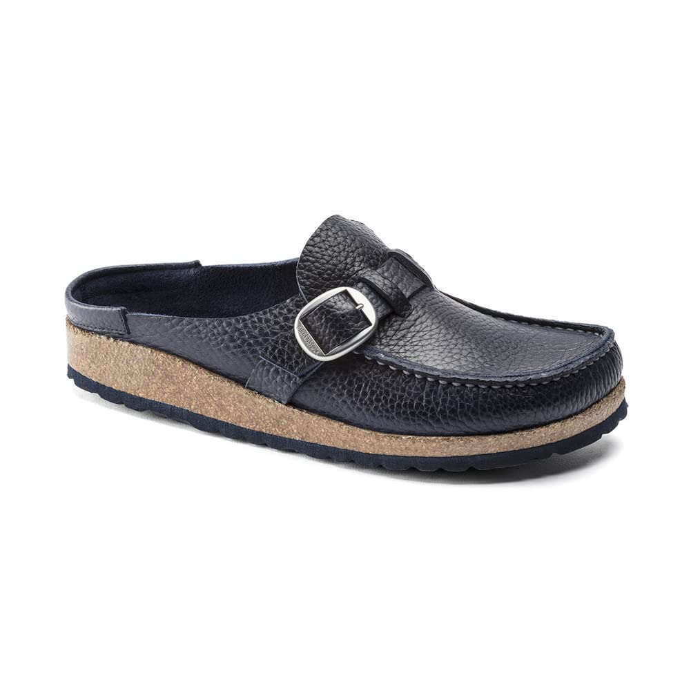 Birkenstock Women's Boston Soft Footbed Clogs - Iron Oil Leather Narrow Fit (EU 36) | Comfortable House Shoes for Indoor & Outdoor Wear