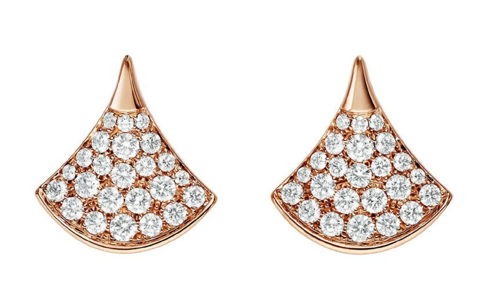 Reyansh Round Cut White Diamond 925 Sterling Silver 14K Rose Gold Over Diamond Stud Earrings for Women - Elegant Jewelry Gift for Anniversary, Wedding & Special Occasions