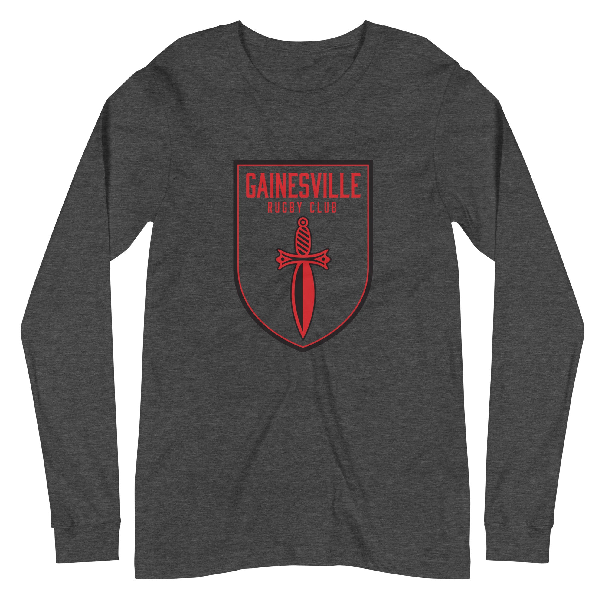 Gainesville Spartans RFC Long Sleeve Social T-Shirt - Comfortable & Stylish Rugby Apparel for Fans, Team Spirit & Casual Wear