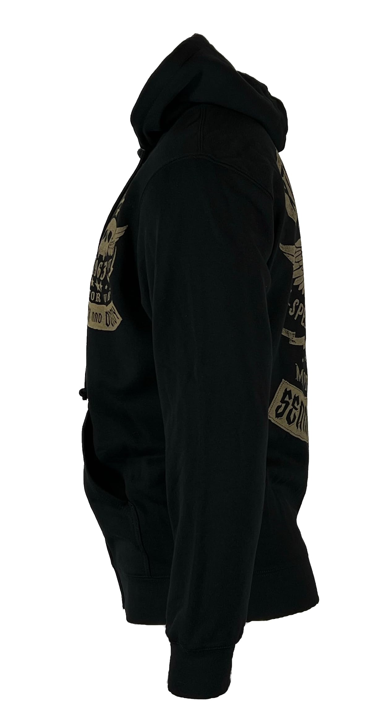 Xtreme Couture by Affliction Men's Faded Iron Black Hoodie - Size S | Premium Streetwear for Gym, Casual Wear & Outdoor Activities
