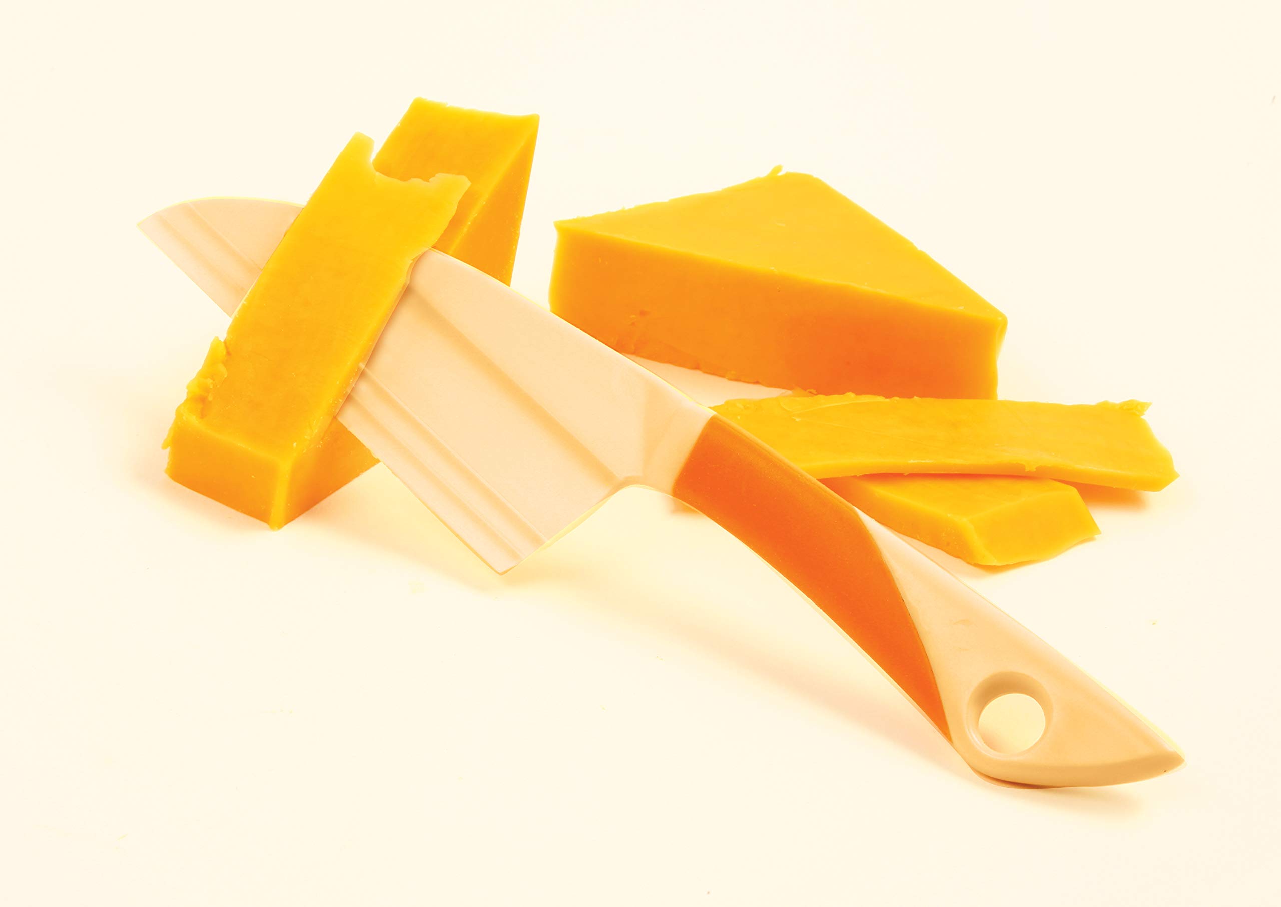 Norpro Stainless Steel Cheese Knife Set - 4 Piece Multicolor Cheese Slicers for Hard & Soft Cheeses - Perfect for Cheese Boards, Charcuterie Platters & Entertaining