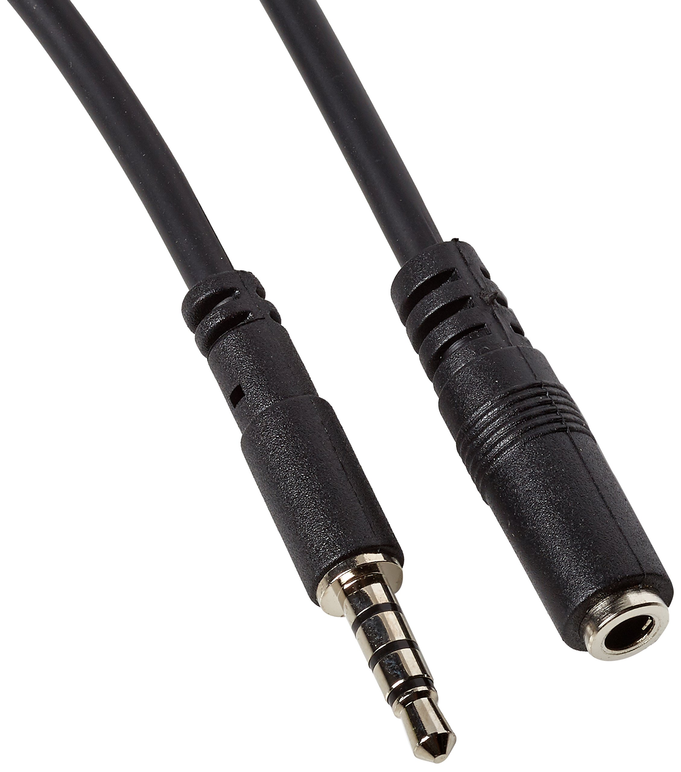 StarTech.com 2m 3.5mm 4-Position TRRS Headset Extension Cable - Male to Female Audio Extension Cord for iPhone, Android, Laptops - Perfect for Gaming, Calls & Music Listening (MUHSMF2M)