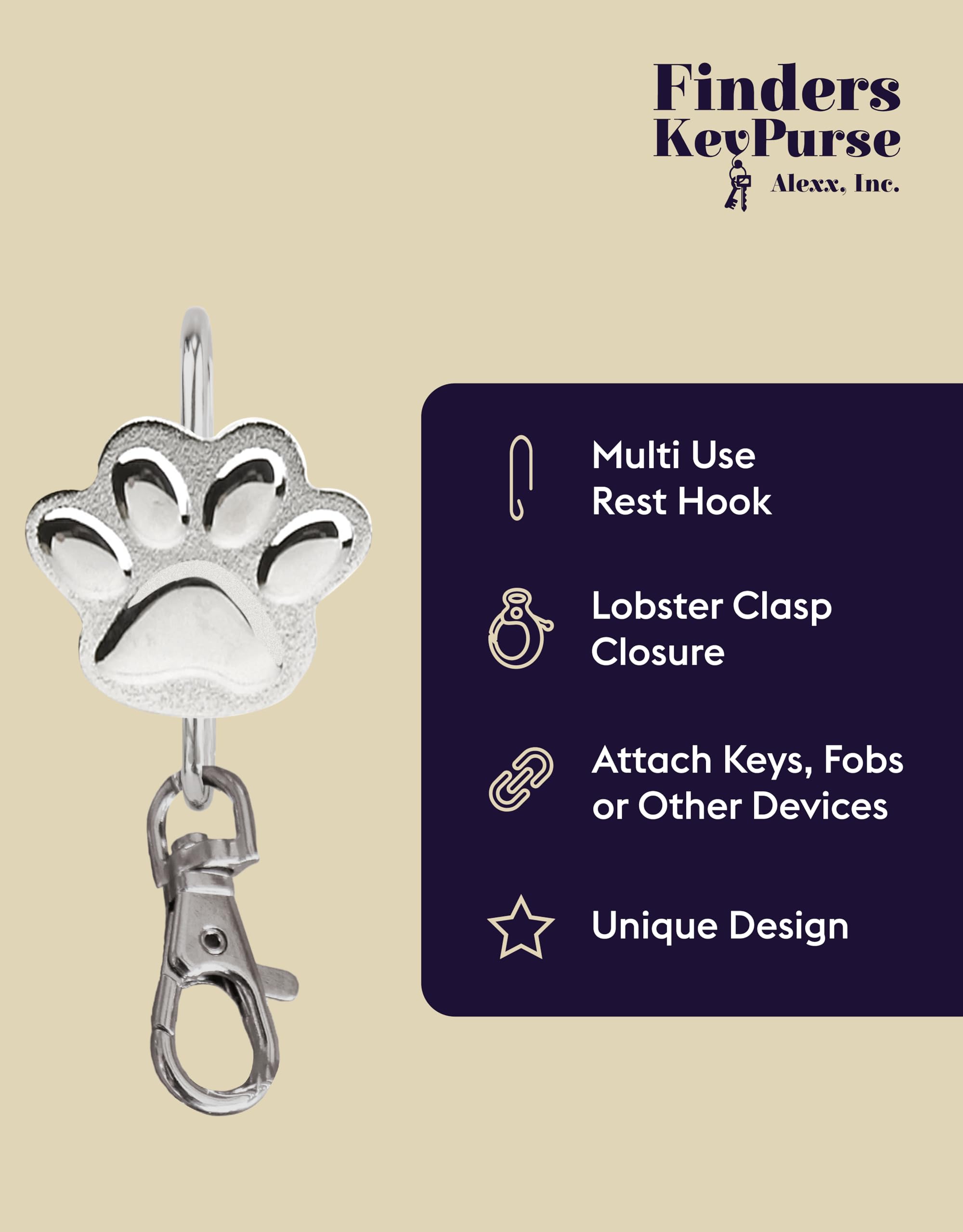 Women's Key Finder Charm - Cute Keychain & Purse Organizer Accessory - Perfect Gift for Mom, Wife, Girlfriend - Great for Key Organization & Handbag Decor