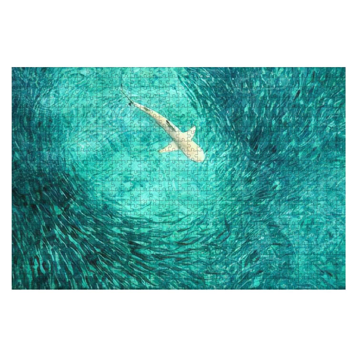 1000-Piece Baby Shark Jigsaw Puzzle for Adults & Kids - Large Wooden Puzzle, Educational Toy, Creative Game, Home Decor - Perfect for Family Bonding, Birthday Gifts & Classroom Activities